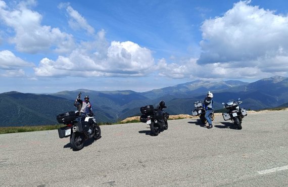 Ride across Transalpina 